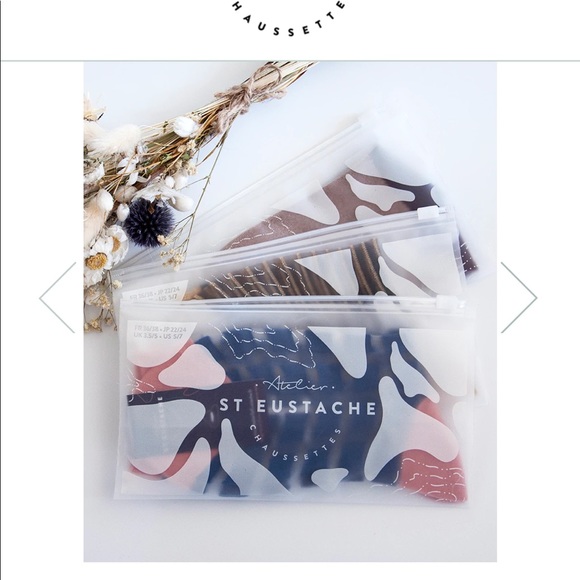 NWT Atelier St. Eustache,white transparent socks, size 7.5-9 designed in France. - Picture 4 of 10